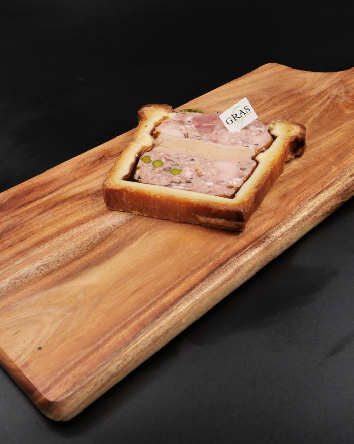 Pâté croûte de pintade aux morilles Boucherie Traiteur Gras